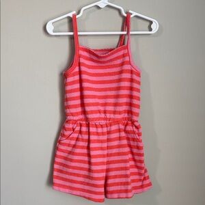 Cat & Jack Pink Striped Kids Romper